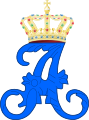 Royal Monogram of Prince Albert of Bavaria.svg