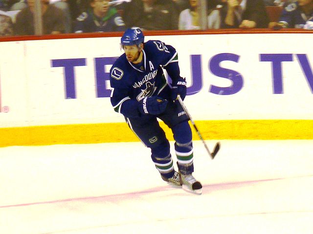 Kesler during the first round of the 2010 Stanley Cup playoffs