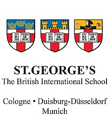 Shields of the St. George's School group in Germany
