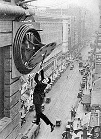 April 1, 1923: Actor Harold Lloyd stuns audience in Safety Last! Safetylast-1.jpg