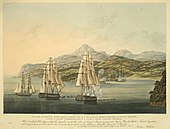 The Royal Navy prepare to attack French ships in Sagone Bay, 1 May 1811
