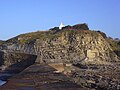 Falaise Sainte-Barbe - pli géologique