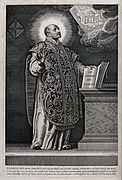 Saint Ignatius of Loyola. Engraving by J. Le Clerc and E. Du Wellcome V0032205.jpg