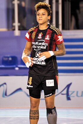 Samira Rocha avec Nice en 2016