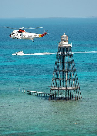 <span class="mw-page-title-main">Sand Key Light</span> Lighthouse southwest of Key West, Florida, United States