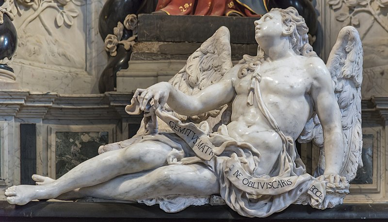 File:Santa Maria dei Servi (Padua) - Altare dell'Addolorata - Angel by Rinaldino di Francia.jpg