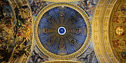 Miniatuur voor Bestand:Santa Maria in Traspontina (Rome) - Dome and ceiling.jpg