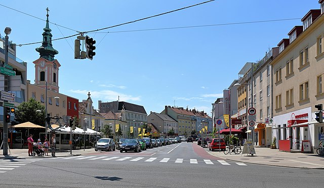 The central square in 2019