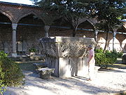 Byzantine remains in the Second Courtyard.