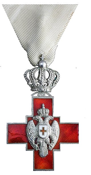 <span class="mw-page-title-main">Order of the Red Cross (Serbia)</span> Serbian Red Cross Order