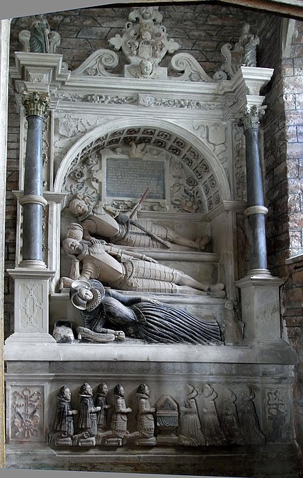 Monument to Lord Edward Seymour (d.1593), and to his son and daughter-in-law, Berry Pomeroy Church
