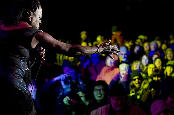 Sharon Jones and the Dap Kings were the headliner act at the 2013 Treefort Music Fest