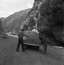 Ein GAZ-M72 auf einem Pass in Afghanistan (1961)