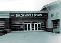 Entrance of Shiloh Middle School, Illinois