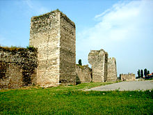 Mura meridionali dell'antica fortezza