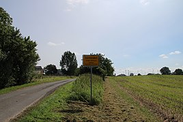 Northern entrance to the village