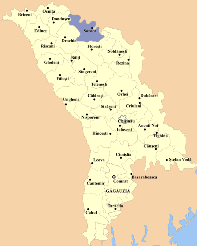 Distret de Soroca - Localizazion