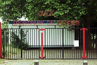 Sportpark De Dennen, hoofdingang Quick 1888