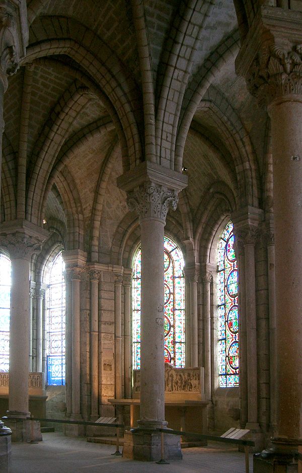 Gothic ambulatory at Saint-Denis