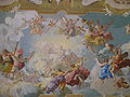 Part of the image on the ceiling in the library of Stift Melk