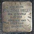 Stolperstein für Franziska Breuer.JPG