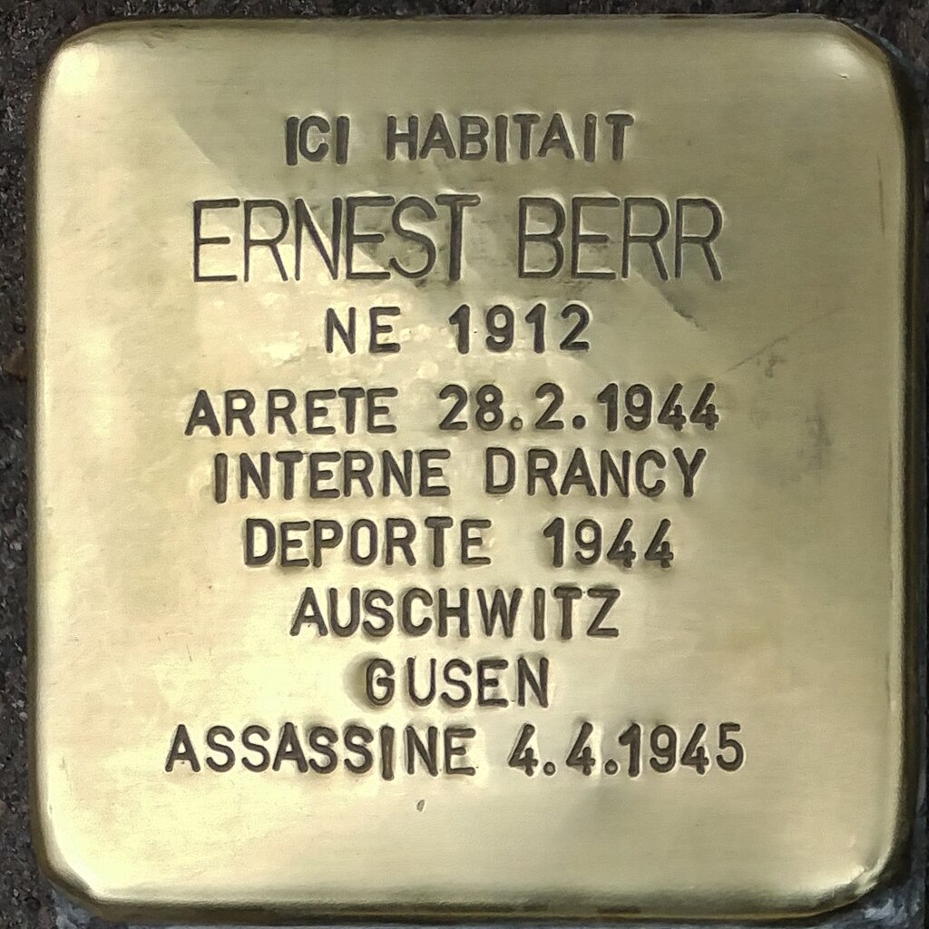 Stolperstein Ernest Berr (Muttersholtz)