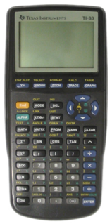 TI-83 series Series of graphing calculators produced by Texas Instruments