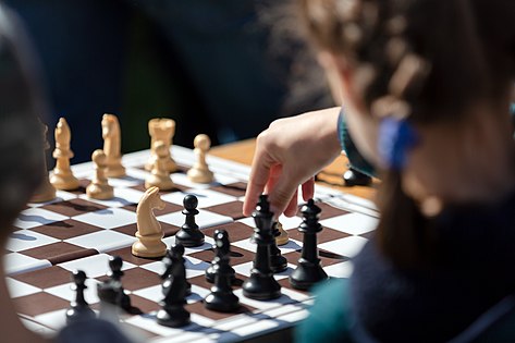 Infoseite Schach am Tag des Sports in Wien Foto: Tsui