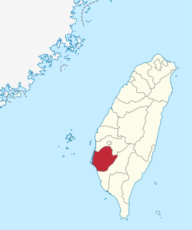 Tainan'ın konumu