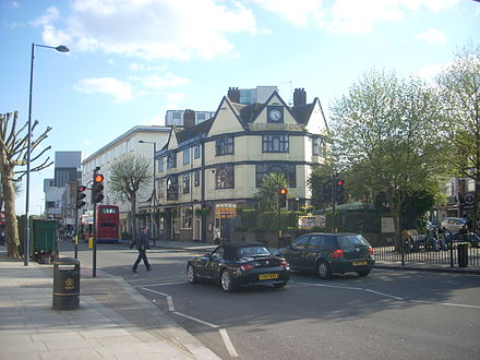 Tally Ho Corner in North Finchley