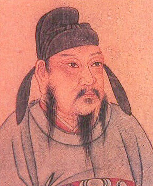 Portrait painting of Emperor Gaozu of Tang, father of Li Shimin