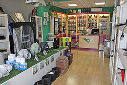 A grow shop in Valencia, Spain Tecnocultivo.jpg