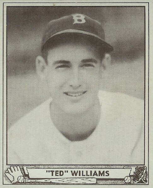 Williams's 1940 Play Ball baseball card