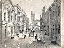 Temple street, Swansea, showing the bank, theatre and post office (1865) Temple street, Swansea, showing the bank, theatre, post office &c.jpeg