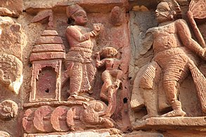 Terracotta panels of Radhabinod temple of Joydeb Kenduli in Birbhum district of West Bengal (52).jpg