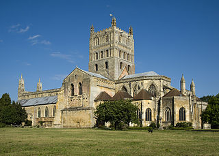 Tewkesbury Abbey Church in England
