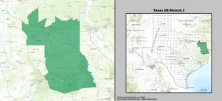 Texass 1st congressional district U.S. House district for Texas