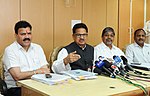 The Chairman, National Commission for Scheduled Castes (NCSC), Dr. P. L. Punia holding a Press Conference, in New Delhi on September 06, 2012.jpg