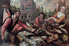 Питание европейцев в новое время. Художник Бейкелар Иоахим. Иоахим Бейкелар (1530 - 1573). Иоахим Бейкелар рыба. Иоахим Бейкелар рыбный базар.