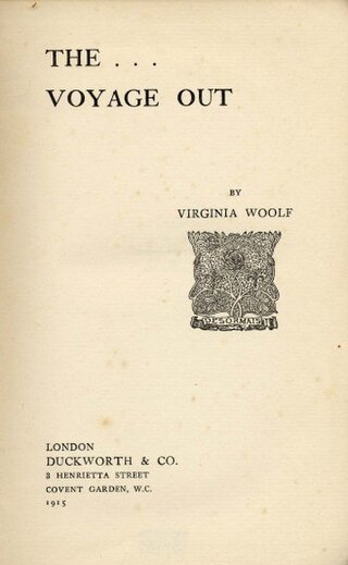 <i>The Voyage Out</i> 1915 novel by Virginia Woolf