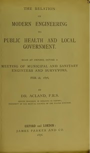 Thumbnail for File:The relation of modern engineering to public health and local government (electronic resource) - read at Oxford, before a meeting of municipal and sanitary engineers and surveyors, Feb. 18, 1876 (IA b21472798).pdf