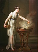 Ловкая афинянка. 1762, Музей изобразительного искусства (Страсбург), Франция.