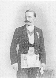 Theodor Reuss in Masonic regalia