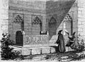 Imagen de la tumba de Sa'di según Pascal Coste, 1867