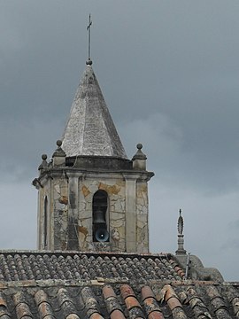 Kirchturm der Kirche von Tocancipá