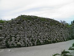 Section des murailles de Troie VI/VII.