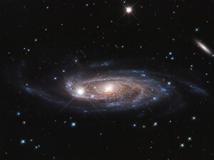 The spiral galaxy UGC 2885 as captured by the Hubble Space Telescope