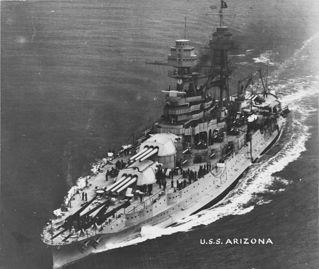 File:USS Arizona (BB-39) - NH 57658.jpg