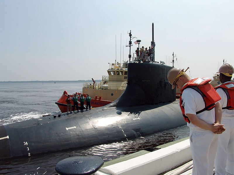 File:US Navy 050812-N-1433S-077 The Sea Wolf-class attack submarine USS Jimmy Carter (SSN 23) arrives in Kings Bay following a one-night underway that included an embark by former President Jimmy Carter and wife Rosalynn.jpg