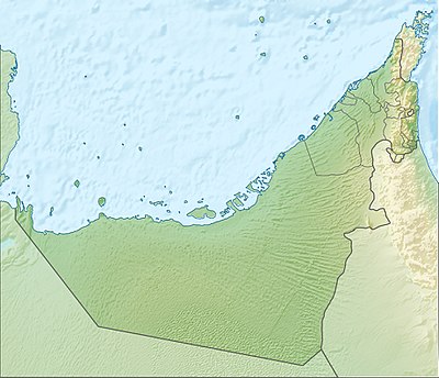 Asendikaart Araabia Ühendemiraadid
